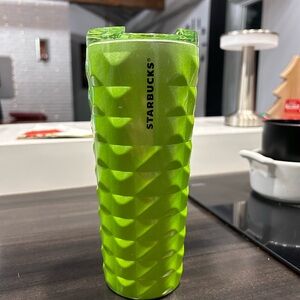 Starbucks Vibrant Green Textured Tumbler